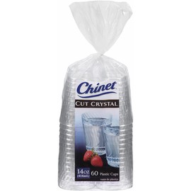 Chinet Cut Crystal 14 Oz 60 Count