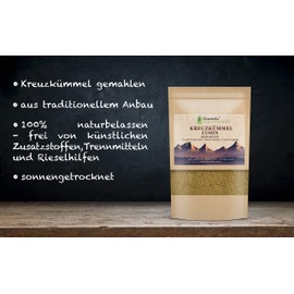 Gourmetia® Cumin Ground 200 g, Cumin Powder from Traditional Cultivation - 100% Natural, Cumin Powder