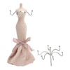 Model Dress Jewelry Display Stand Earring Necklace Ring Holder Storage
