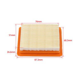 Atunee Air Filter with Cover Kit for Stihl FS120 FS250R FS250 FS300 FS350 String Trimmer with Fuel Filter Spark Plug Primer Bulb Replace Part 41341410300