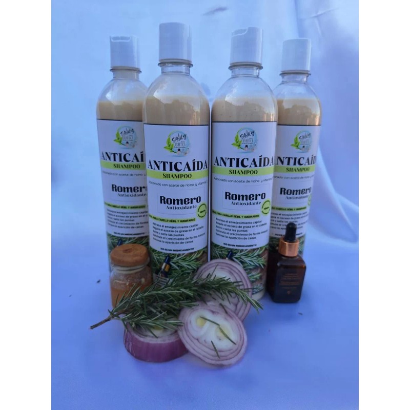 Sahily Shampoo Artesanal De Romero Sin Sulfatos, Sal Ni Parabenos
