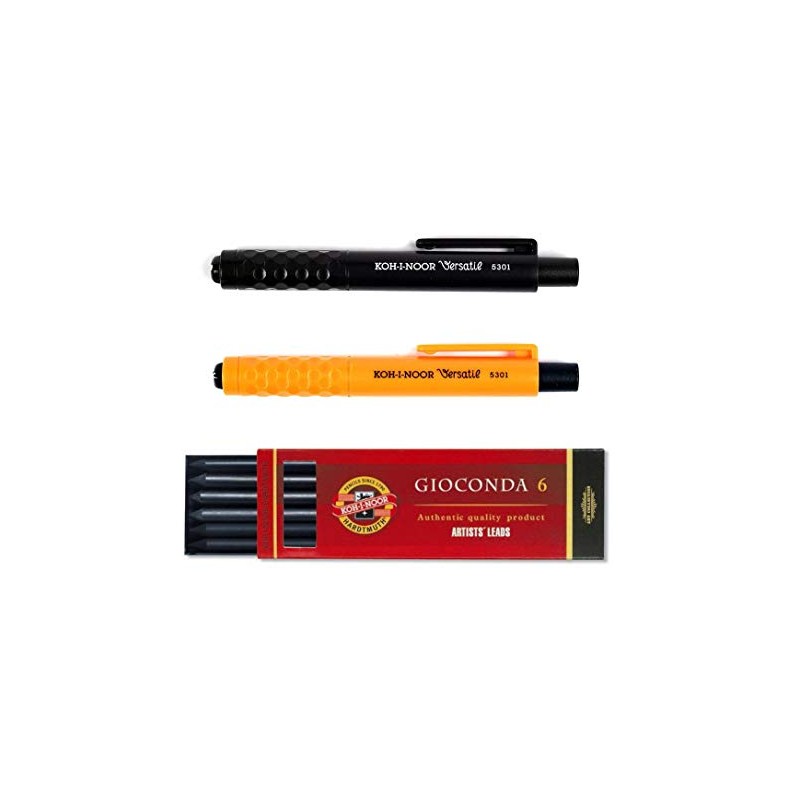 KOH-I-NOOR Mephisto 5301 - Set of 3, Plastic Mechanical Pencil