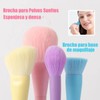 Juego De Brochas De Maquillaje Profesional De 17 Piezas Color