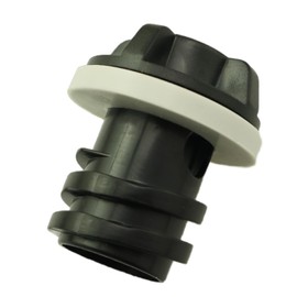 YTgilo Thermo Reefer Drain Plug Plastic Thermo Reefer Outlet Water Plug 4.5x2.8cm/1.77x1.1inch Drain Plug Leak Proof Replacement Black