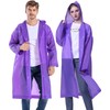GUKOY Poncho Impermeabile da Uomo e da Donna, 2 Pezzi