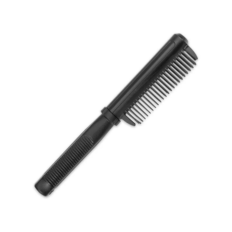 United Cutlery Peine Cepillo Con Cuchilla Oculta Abs Defensa Personal