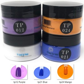 TP Nail Dipping Powder Kit #22. Complete system with 4 dip powder colors 1 oz. per jar plus TP gel dip liquids.