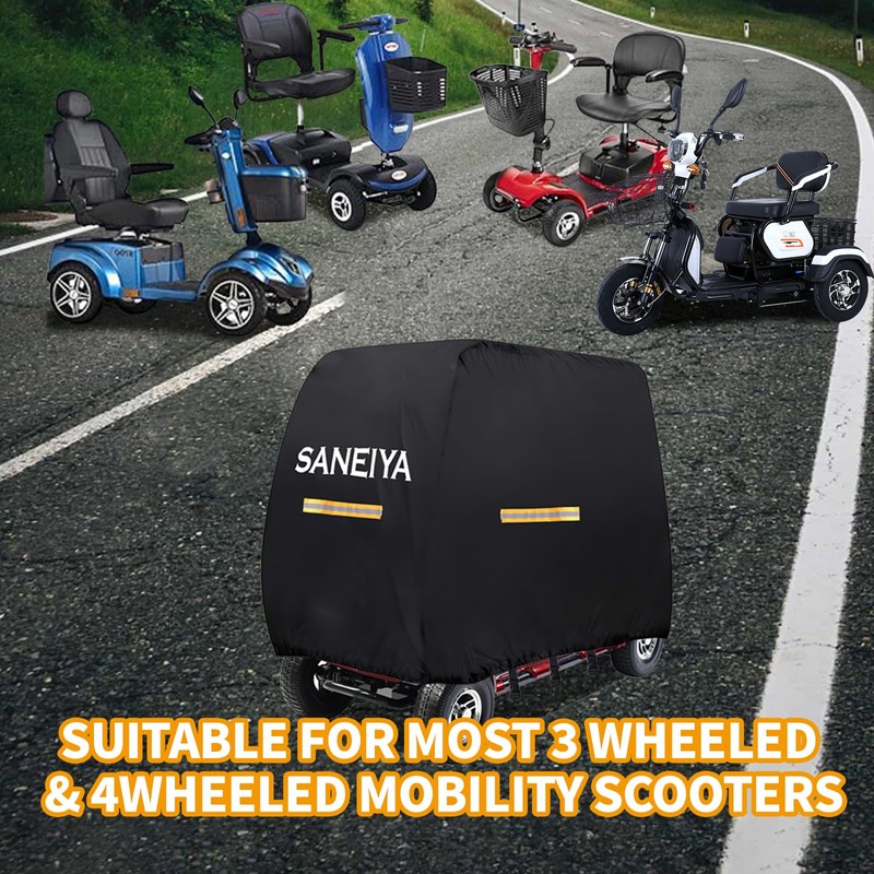 Mobility Scooter Covers for Outside Storage, 420D Oxford Fabric Scooter