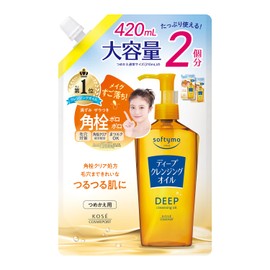 ソフティモ ディープ クレンジングオイル つめかえ 大容量 2回分 420mL メイク落とし 毛穴 KOSE コーセー