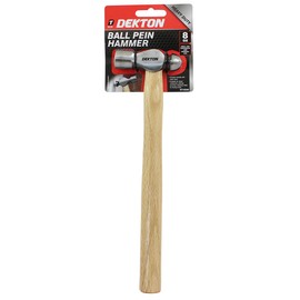 DEKTON 8OZ BALL PEIN HAMMER WOODEN HANDLE
