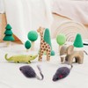 SUNCHSEN Real Rabbit Fur Mice Toys Pet Toy Children's Toys