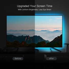 Tayire USB 2m 5V COB LED Strip Light Iceblue, 960LEDs Dimmable LED Tape 4mm Width Flexible TV Backlight, Kitchen Under Counter/Cabinet/Wardrobe/Cupboard/Stairs Step Light