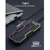 ZIUMIER USB 3.0 Hub,7 Ports USB Expander with RGB LED