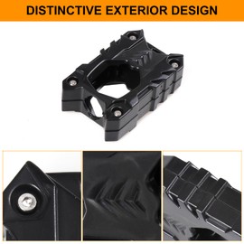 BESTAOO Black Key Holder Compatible with Can-am Ryker Outlander Sporty Ignition Key Fob Cover Key Shell Case Accessories, 1 PC