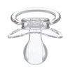 Landofgenie Large Shield Adult Size Pacifiers Butterfly Shape Transparent Design