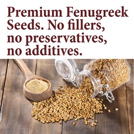 The Spice Way Fenugreek Seeds - Whole | 8 oz | great for Indian curry seasoning