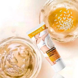 Crema Depiladora Corporal Bioaqua Rice Raw Pulp Removedora De Vello Con Extracto De Arroz, Hidratante, Suavizante Y Despigmentante, Para Piernas, Brazos Y Axilas 60g