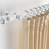 Curtain Hooks for Track, 100 Pcs Metal Curtain Hooks Hanging