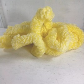 Unbranded  Vint.Poseable Craft Yellow Chenille Rope Thin Wire In  app 5yards Spring Summer
