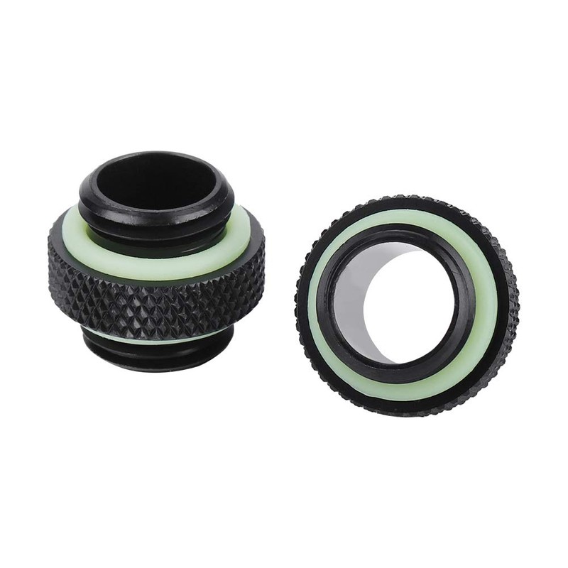 ASHATA 2pcs G1 / 4 Thread PC Water Cooling Adapter,