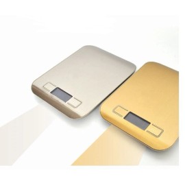 Unbranded NEW Digital LCD Scale Electronic Kitchen Food Postal Baking Measuring (11lbs)  - Gold - 11lbs