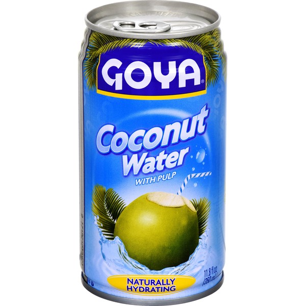 Goya Foods Coconut Water with Pulp, 11.8 Fl Oz (Pack of 24)