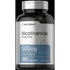 Horbäach Nicotinamide 500mg | 180 Capsules | Non-GMO, Gluten Free