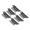 100pcs Hair Extension Clips Multipurpose 38mm 10 Teeth Wig Clips