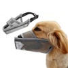 Dog Muzzle Soft Nylon Muzzle - Adjustable Breathable Mesh Muzzle,