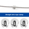 LT Easiyl 4pcs M10x5mm Wire Rope Fixing Clip Stainless Steel