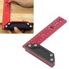 150mm Double 45 Degree Woodworking Angle Ruler L Measurements Ruler