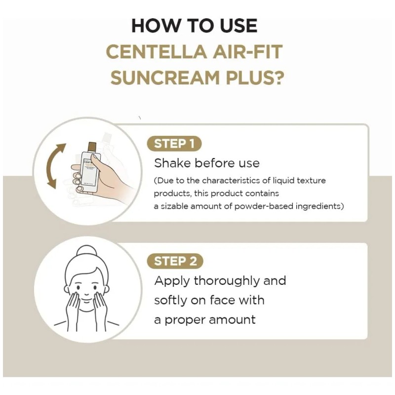 Centella Air Fit Suncream Plus Skin1004 50ml Protección Sol