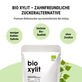 Organic Premium Xylite Lower-Carb, Sugar Alternative, Low Calorie, Superfood, Light, No Additives, Tooth-Friendly, 500 g