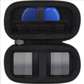 [Bonus Included] Khanka Storage OMRON OMRON Portable Electrocardiography HCG-8060T Dedicated Storage Case Strap with Carabiner Included, Black (Case Only)