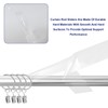 Curtain Rod Slide Smooth Tape, 1IN x 16FT Clear Quiet
