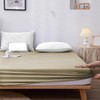 NAFAY LIVING Fitted sheet-Plain Dyed Ultra Soft Microfiber Bedding Sheet