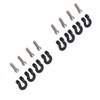 8pcs Metal Front Rear Bumper Trailer Hook for 1/24 RC