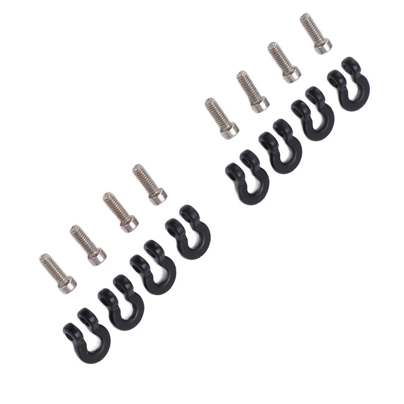 8pcs Metal Front Rear Bumper Trailer Hook for 1/24 RC