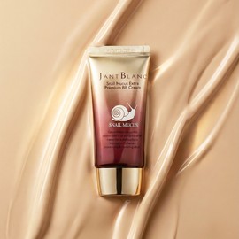 Jean Blanc Snail Premium BB Cream Moisture Glowing Cover 50ml No. 21 Natural Beige, 3 pcs / 쟝블랑 달팽이 프리미엄 비비크림 수분 촉촉 광채 커버 50ml 21호 내추럴 베이지, 3개