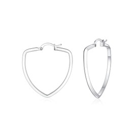 Toplstud 925 Sterling Silver Hoop Earrings Women's Hoop Earrings Silver 925 Earrings Hypoallergenic Cartilage Huggie Hoop Earrings for Women Girls, Sterling Silver