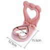 Zayookey Sandwich Mold Sealer Sandwich Cutter Press Heart Pink Lunch