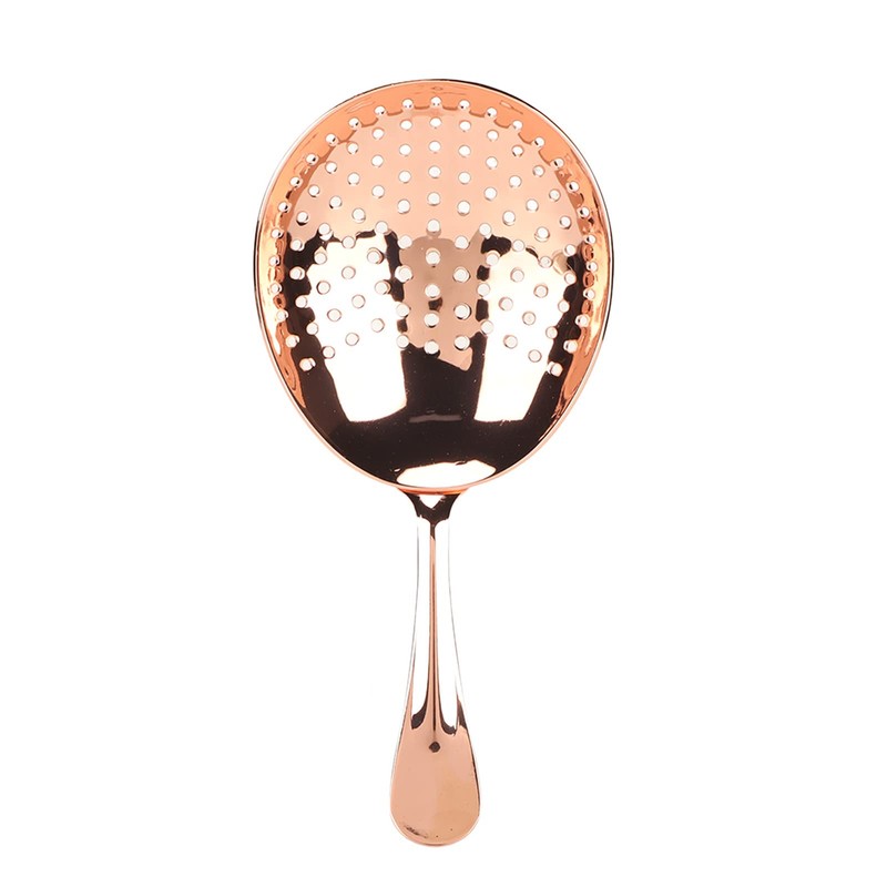 Cocktail Strainer, Julep Strainer Stainless Steel (Copper Plated)