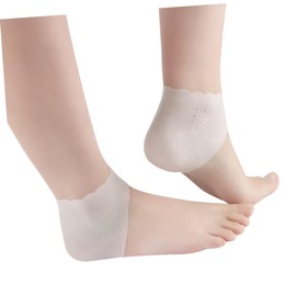 Mikinona 1pair Gel Heel Socks Thin Heel Protective Sleeves for Foot Care Moisturizing against Breathable Design for Comfort