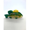 Novelty Green Perch Fish Hair claw clip，Funny Sea Creature Shape