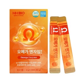 [NH Bio] Omega Enzyme Enzyme (2g 30 packets) / [엔에이치바이오] 오메가 엔자임효소 (2g 30포)