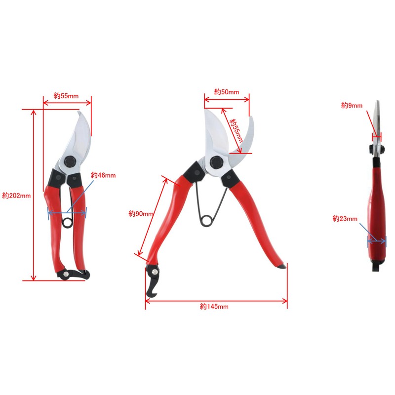 Takagi Sunflower Factory x TAKAGI Pruning Shears, 7.9 inches (200
