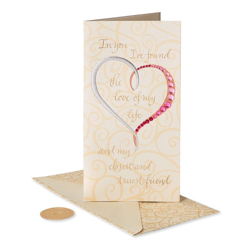 Papyrus Anniversary Card (With All My Heart)