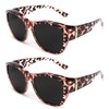 SIPHEW 2PCS Over Glasses Sunglasses Womens Polarised Fit Over Sunglasses