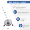 Biswing 14" Pressure Washer Surface Cleaner with 4 Wheels, Stainless