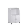 Maykoosh Microwave Cart - Versatile Kitchen Storage Solution with Convenient